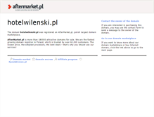 Tablet Screenshot of hotelwilenski.pl